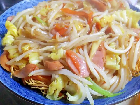 野菜たっぷり皿うどん